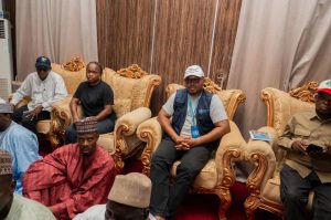 FAO team during the visit at the Palace of the Shehu of Bama